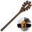 Walnut Wood Spaghetti Pasta Server Long Handle Wooden Pasta Spoon 2