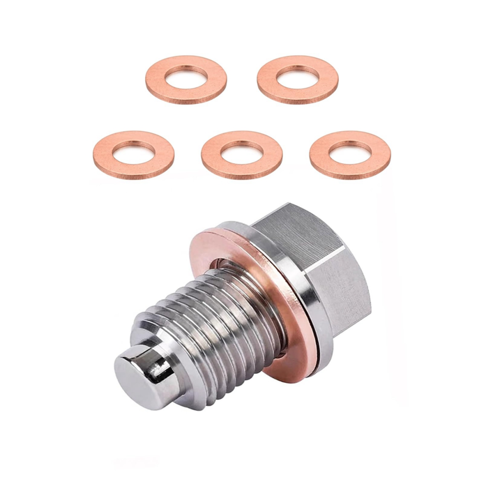 M14 X 1.5 Magnetic Oil Drain Plug, Sump Drain Nut Bolt 4852522496092