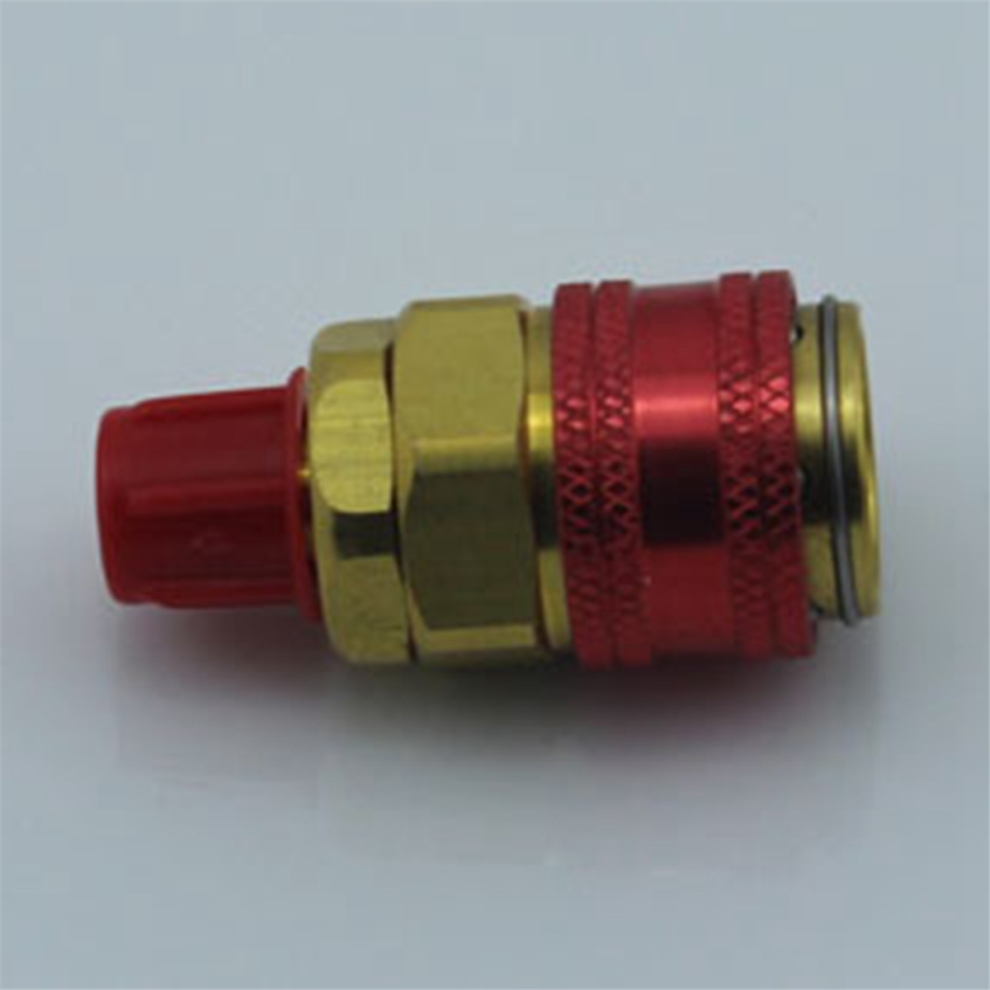 2Pcs R134 Quick Coupler Connector Brass Adapters 4852522400426
