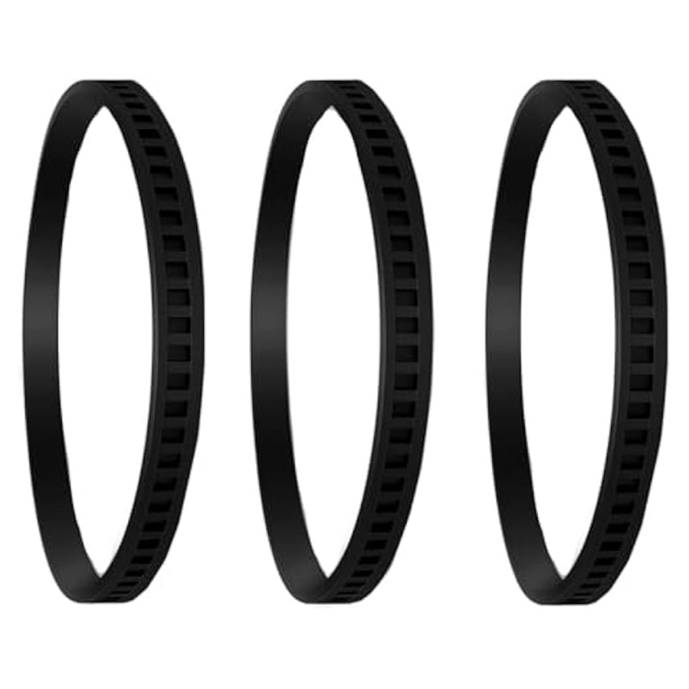 Lot de 3 pneus en caoutchouc pour scie à ruban 650721-00
