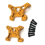 Front and Rear Suspension Bracket Kit For 1/14 Gold 2