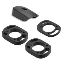 Espaçador de guidão para guidão de bicicleta com tampa superior para guidão