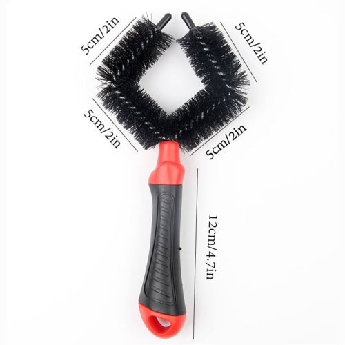Bicycle Brush Bicycle Flywheel Cleaning Tool Set Cleaning Set Red 2