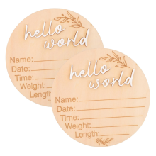 Bulletin Board Pendant Commemorative Plaque Wooden Name Announcements