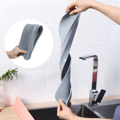 Protection anti-éclaboussures réutilisable en silicone pour évier 1