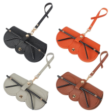 8PCS Fashion Sunglasses Case Soft Leather Sunglasses Bag