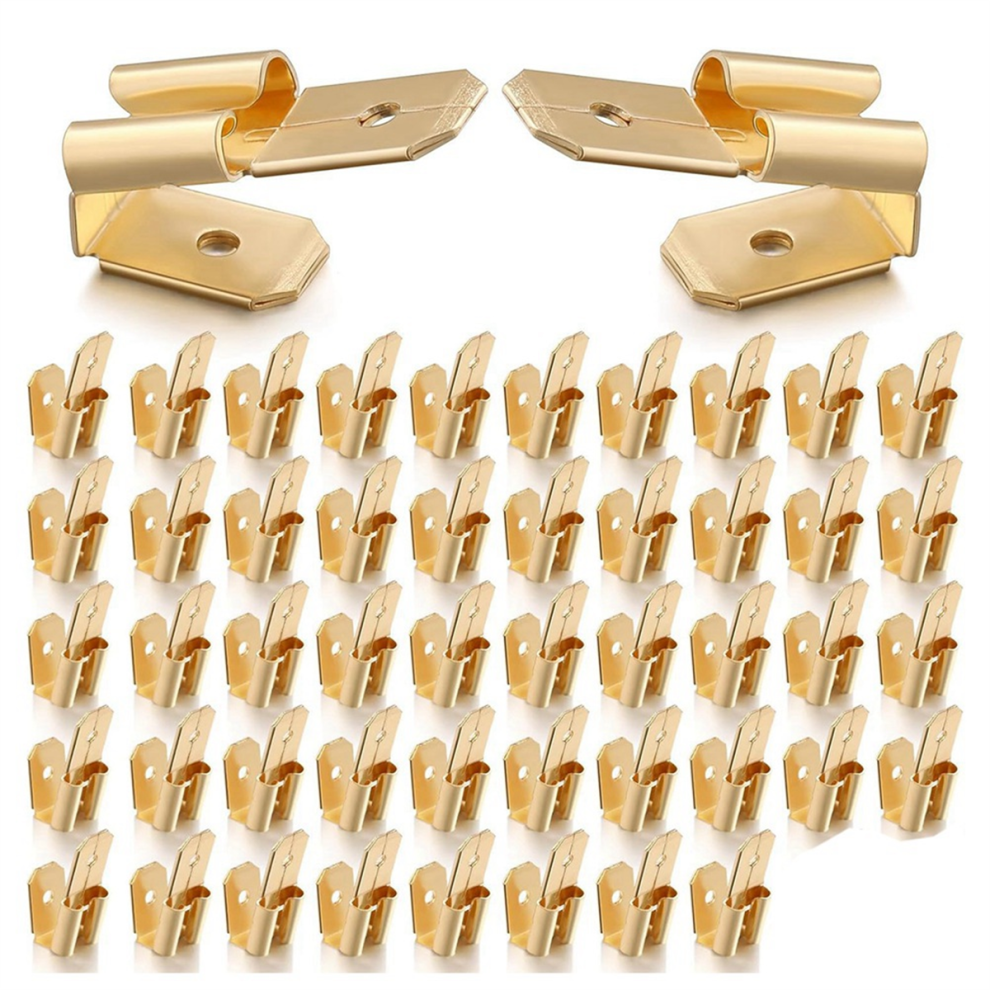 50 Pcs Piggyback Spade Connectors, Quick Disconnect Connectors 4852522407920