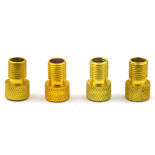 Aluminiumlegering Fietsventieladapter, Fietsaccessoires Geel 2