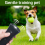 Handheld dog repeller with LED light Battery powered 4