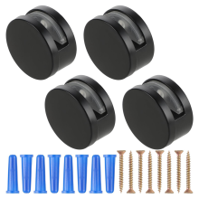 4 Pcs Mirror Mounting Hardware Frameless Adjustable Holders Clips