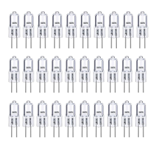 G4-Glühbirne, 20er-Pack Halogen G4 12 V 20 W mit G4-Bi-Pin-Sockel