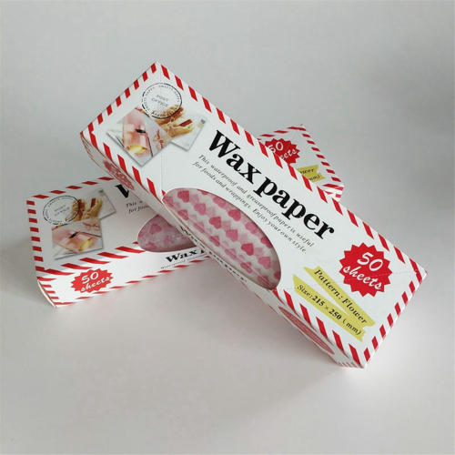 50 Stück Einweg-Öldichtwachspapier Burger Backwachspapier, C 1