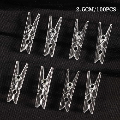 Transparent Small Clips, Lighting Accessories, Plastic Clips 1