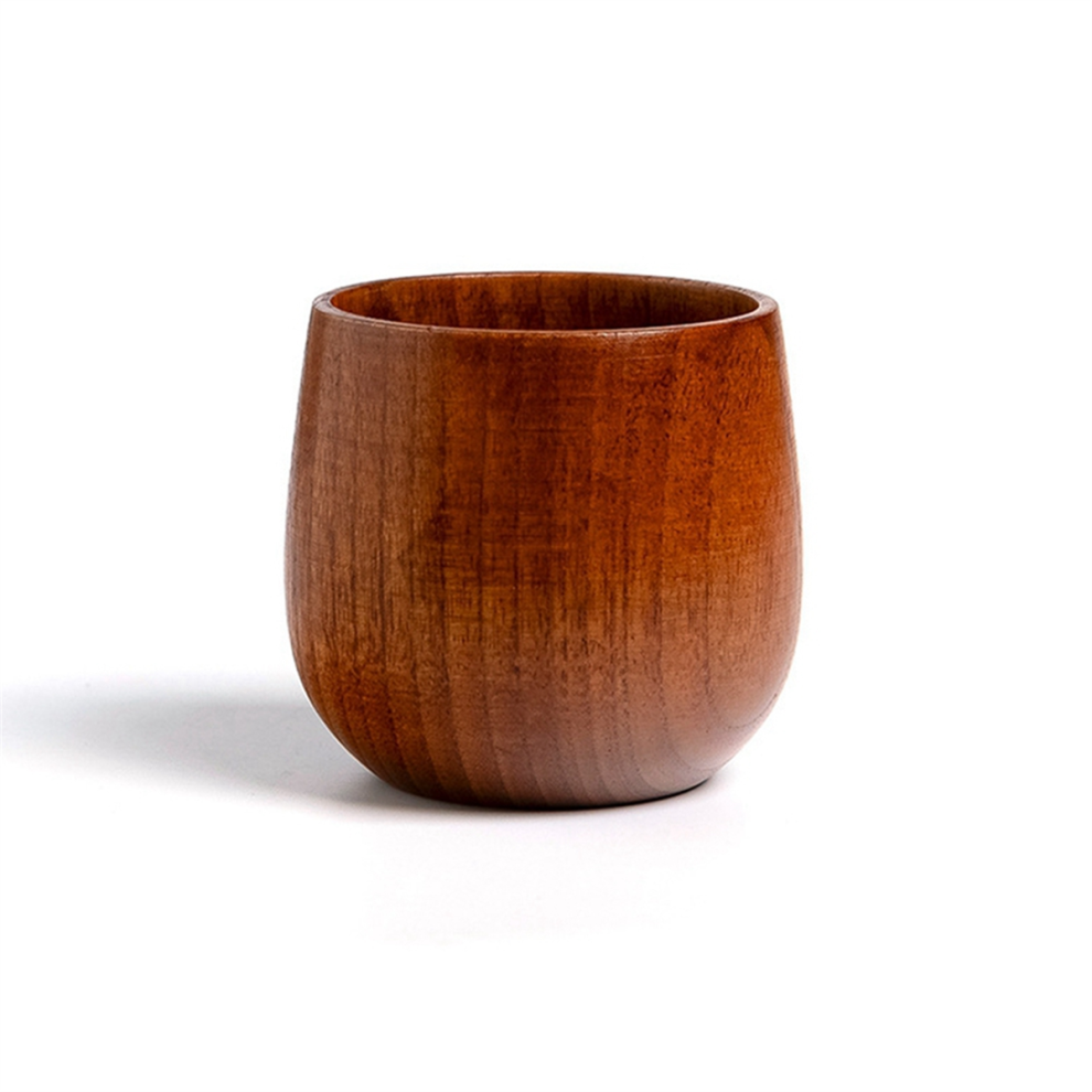 Tasse en bois massif Tasse à thé à eau en bois massif pour cuisine salon C