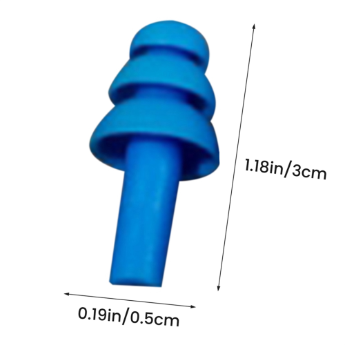 40 tappi per le orecchie in silicone morbido, impermeabili, riutilizzabili 1