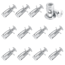 12 PCS Hollow Door Anchor Screws Set Hollow Metal Cavity Fixing
