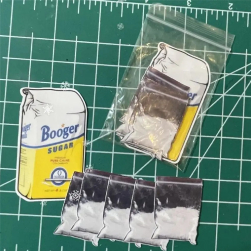 Αυτοκόλλητα φάρσας Little Blow Baggies, Αυτοκόλλητο ζάχαρης Booger, 20+1 1
