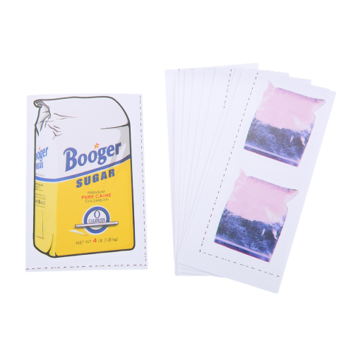 Αυτοκόλλητα φάρσας Little Blow Baggies, Αυτοκόλλητο ζάχαρης Booger, 20+1 2