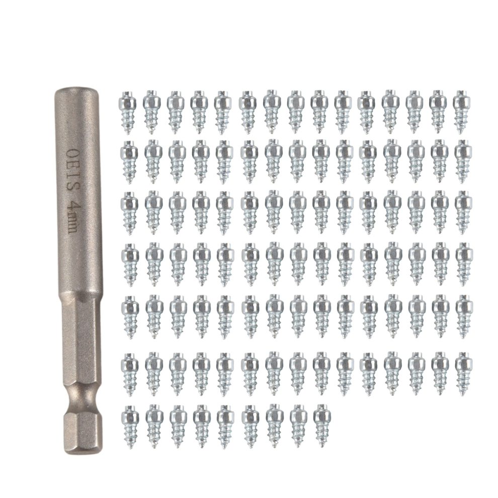 100Pcs Spikes For Tires Universal Scooter Tire Snow Spikes 4X9mm 4853226323752