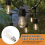 24 Pack 3V LED S14 Replacement Light Bulbs, Solar String Light Bulbs 3