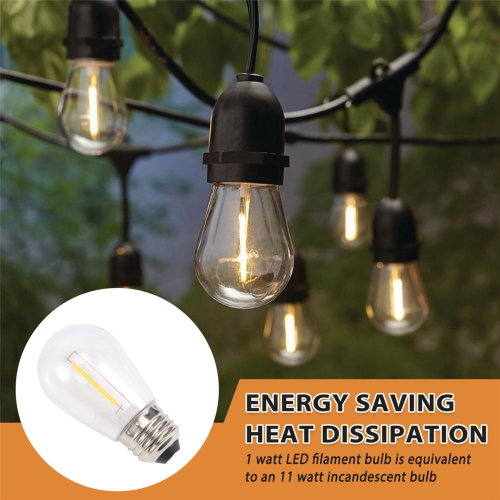 24 Pack 3V LED S14 Replacement Light Bulbs, Solar String Light Bulbs 2