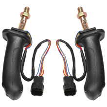 2Pcs L+R 3 Buttons Excavator Joystick for Doosan DX150 215