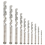 10 Pieces Diamond Drill Bits Set Twist Diamond Tip Drill Bit Heavy 1