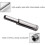 60Pcs Diamond Drill Bit, 8mm Diamond Coated Tip Hole Hollow Core 3