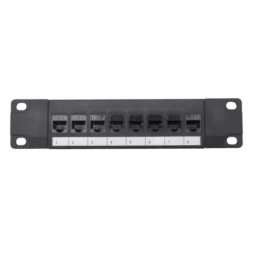 Προσαρμογέας καλωδίου δικτύου RJ45 για πάνελ patch CAT6 8 θυρών Straight-Through