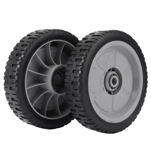 Pacote com 2 rodas de cortador de grama de 8 polegadas/203 mm para GXV160 HRJ 216 196 WALK