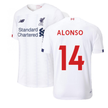 (L) 2019-2020 Liverpool Away Football Shirt (Alonso 14)