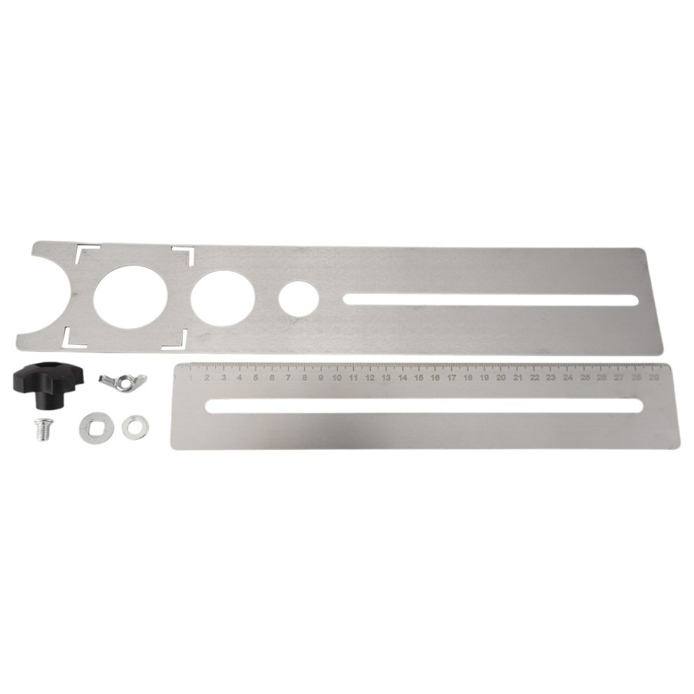 Stainless Steel Ceramic Tile Hole Locator 360 Degree Measure Tools 4853226336264