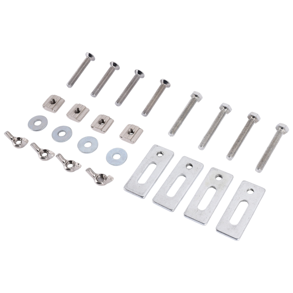 4Pcs T-Track Mini Hold Down Clamp Kit Fixture For Engraving Machine 4853226343750