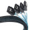 Cabo interno Mini SAS para SATA, para disco rígido do controlador (3,3 pés) 4