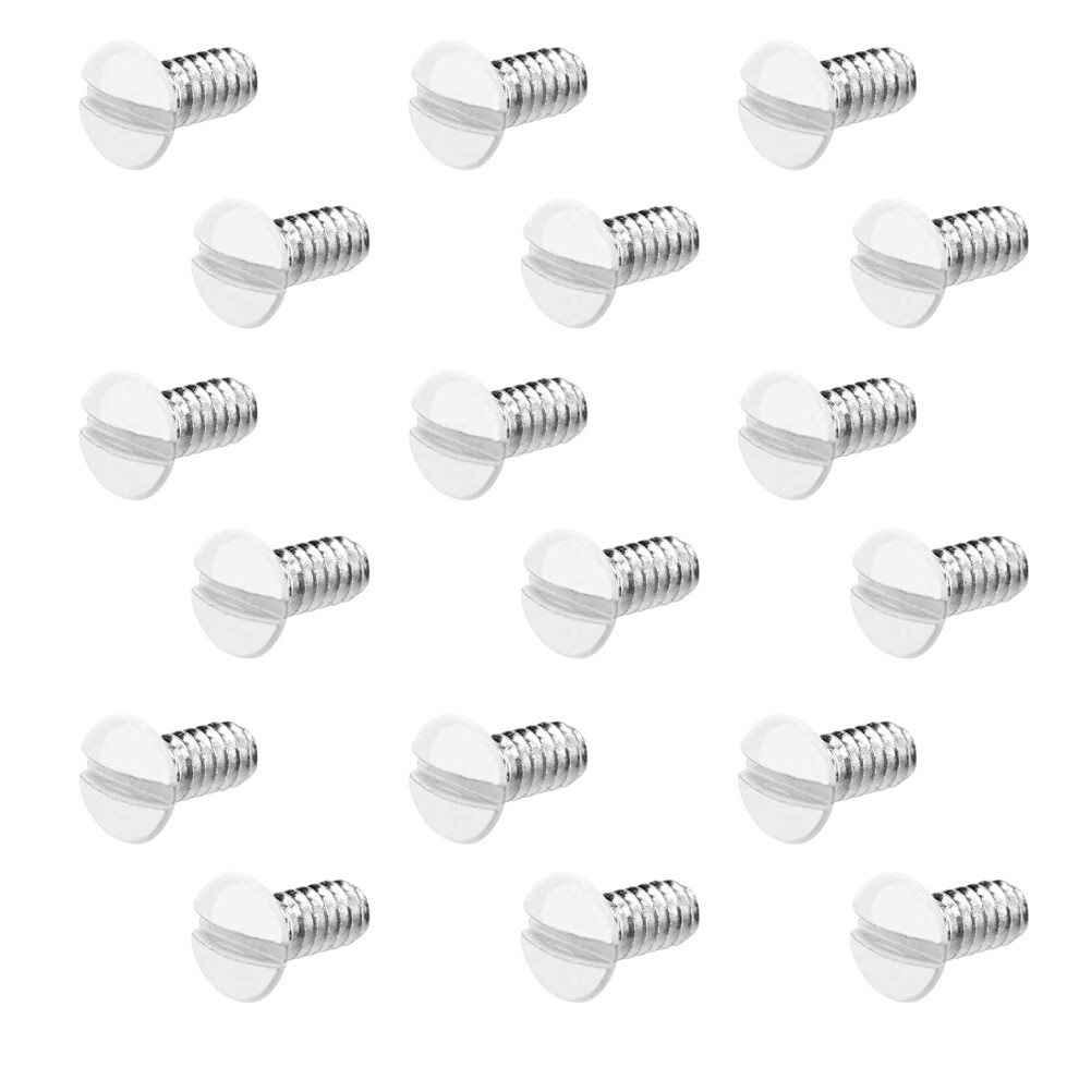 240 vis blanches pour plaque murale, filetage 6-32, longueur 3/8 po