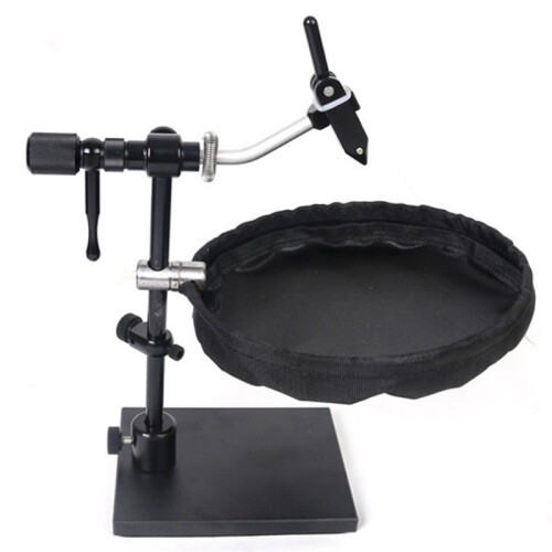 Fly Tying Tray Waste Basket Fly Tying Vise Trash Holder Bag Tools 2