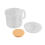 Plastic Ounce Measuring Cups and Mixing Pitcher for Baking with Guard 1