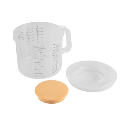 Plastic Ounce Measuring Cups and Mixing Pitcher for Baking with Guard