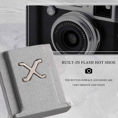 Geeignet für X-T4 X-T3 Blitzschuh, eingebetteter Blitzschuh, silberfarben 1