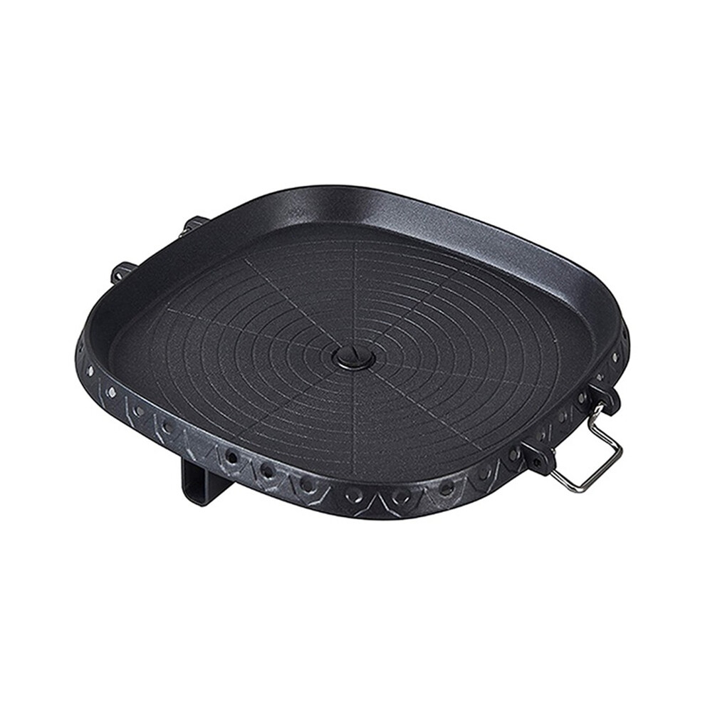 Padella Antiaderente Quadrata Per Griglia Coreana, Piastra Riscaldante Per Barbecue, Rivestimento In Pietra