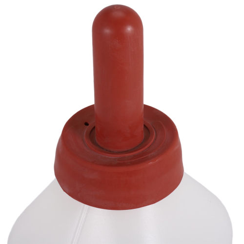 Calf Bottle with Handle and Push-on Nipple 2 Quart Feeder 2