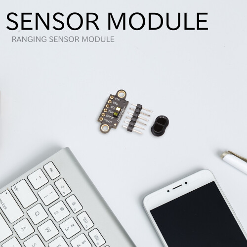 Módulo sensor de tempo de voo de alcance VL53L1X 3V-5V para 2