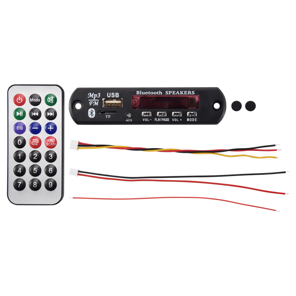 Scheda Decodifica MP3 Bluetooth 5.0 Modulo Radio Dc 5V 12V Per Telefono Veicolare