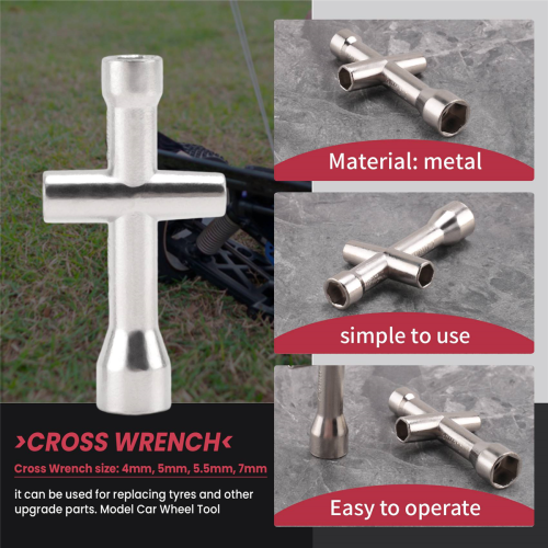 4/5/5.5/7mm Wrench Sleeve for Spanner RC 80132 2