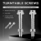 4Pcs M2.5x18.5mm Turntable Phonograph Screws,Hardware Replacement 3