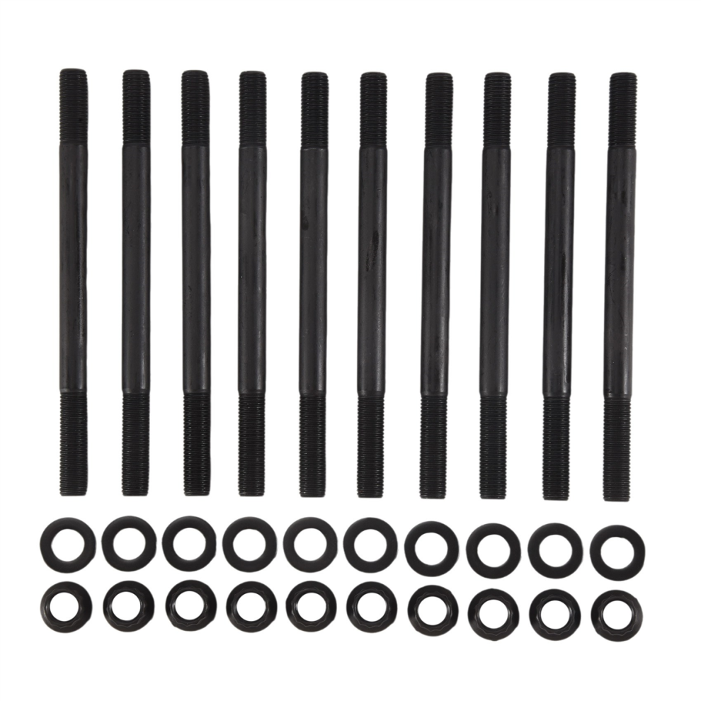 For 208-4305 Head Stud Kit For 1996-2000 D16y7 Y8 Black 4854041957139