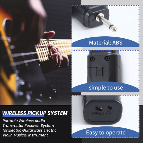 Wireless Audio Guitar Transmitter Receiver System For Electric Guitar 2