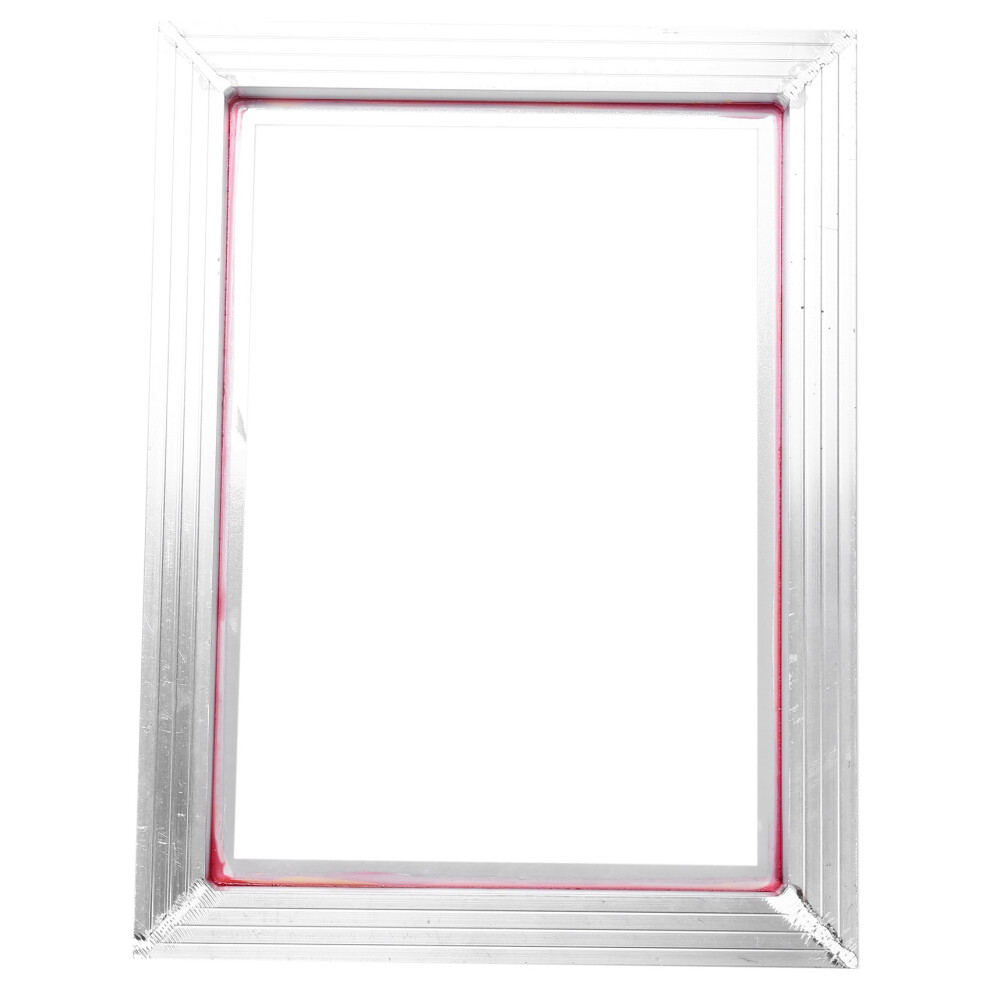 Cadre en aluminium pour sérigraphie A3 31 x 41 cm avec maille en soie blanche 43T