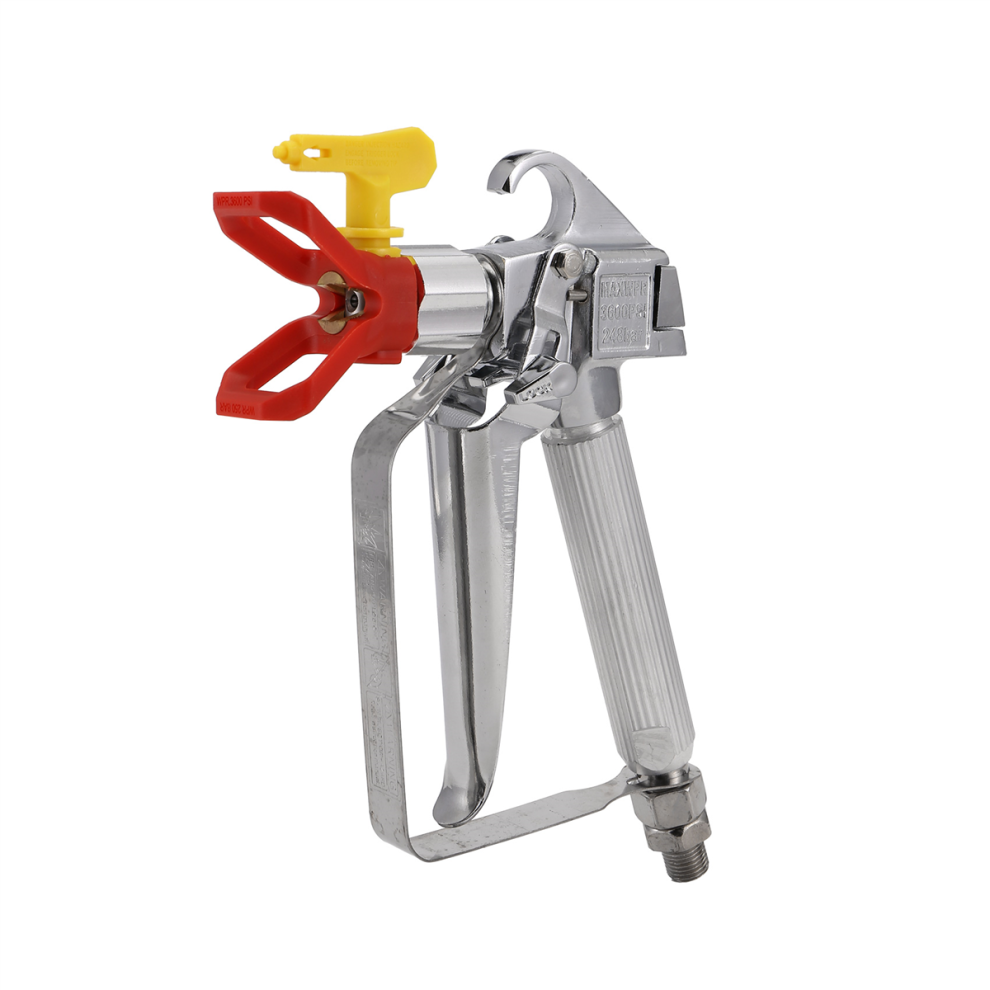 Pistolet à peinture airless haute pression en aluminium 3600 PSI avec grille de siège de buse 517 pour pulvérisateur airless