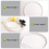 4x Ccfl Angel Eye Led Ring Light Branco Sem Projetor 6